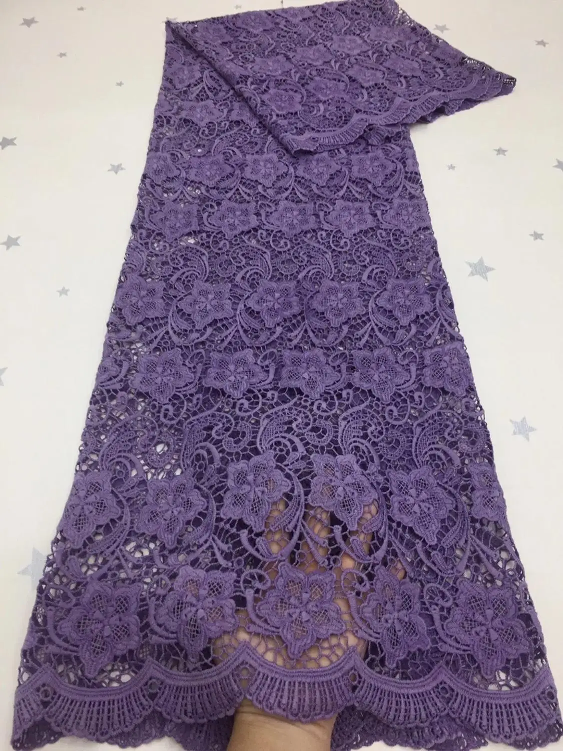 

Новое поступление, Высококачественная африканская кружевная ткань, химическое кружево, Водорастворимая гипюровая кружевная ткань для свадьбы ML8740