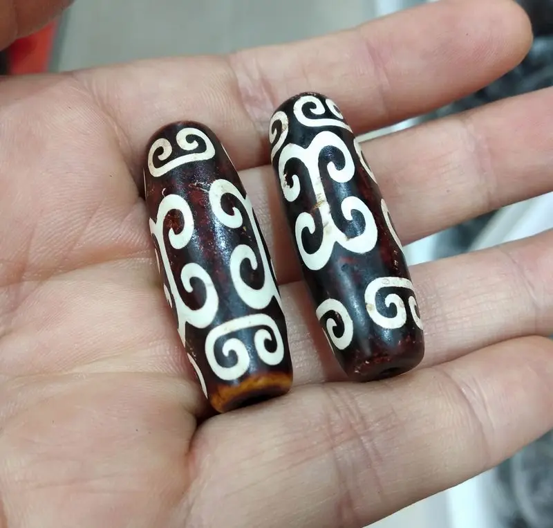 Винтажные тибетские бусины дзи для амулета Dzi Netsuke подвеска|Сувениры вечеринок| |