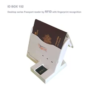 id box 152 desktop series passport reader by ocr mrz rfid fingerprint for contactless id card chip passport
