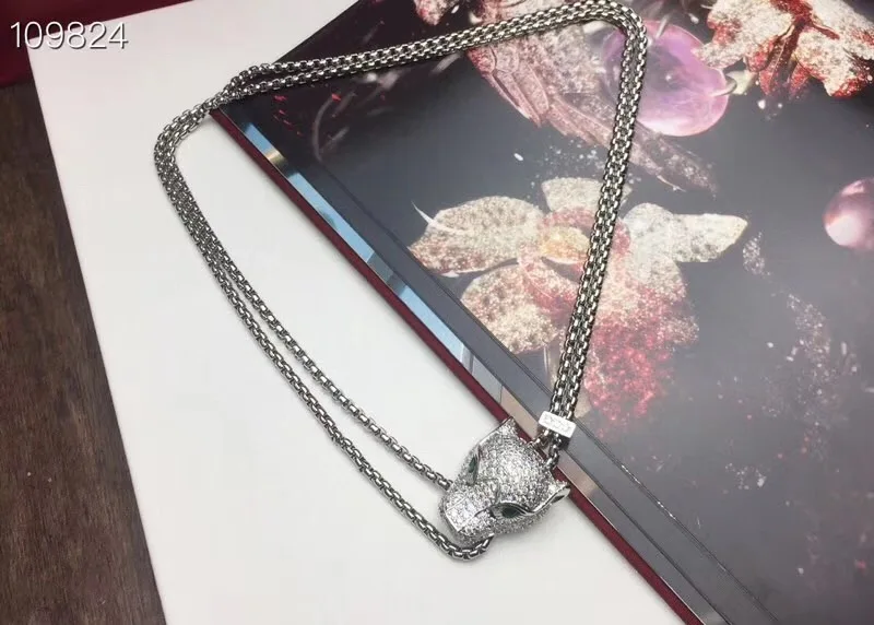 Популярные Брендовые вечерние ювелирные изделия фианит подвеска с пантерой