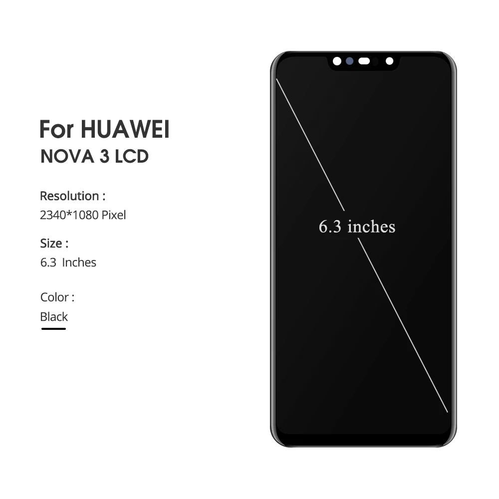 Оригинальный ЖК-дисплей для HUAWEI Nova 3 с сенсорным экраном замены 3i LCD Nova3 | Мобильные