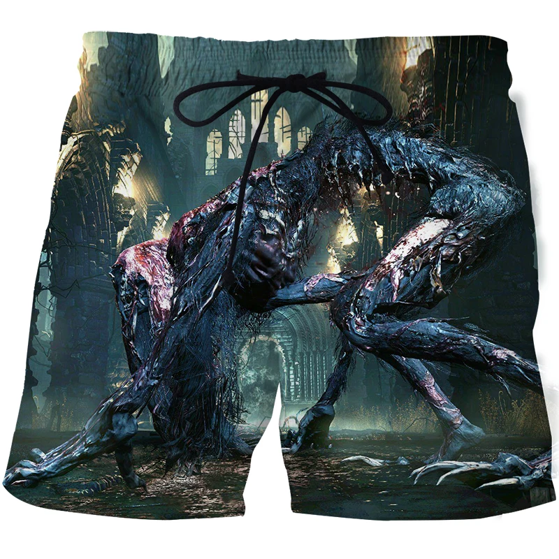 

Men's cute cartoon shorts Loose plus size trendy shorts for men and women Summer new style 3D printing 5-point pants