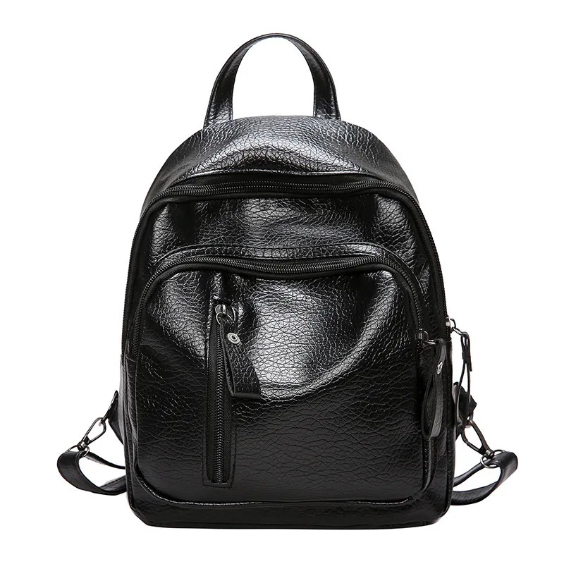 

Two-shoulder Bag Women's Fashion Mini Super-fire Small Backpack Soft Leather Women's Bag Multi-use Back Pack