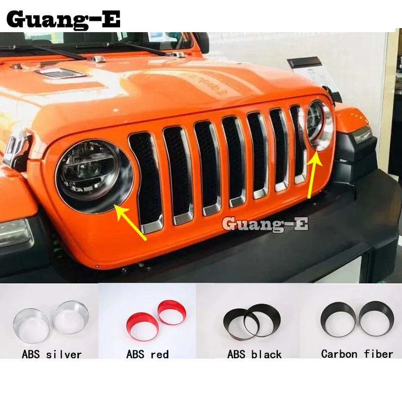 

2 шт., автомобильная передняя фара для Jeep Wrangler Jl 2018 2019 2020 2021