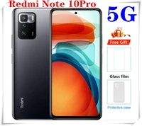 original xiaomi redmi note 10 pro nfc 5g smartphone 8gb 256gb dimensity 1100 android 11 cellphone 6 5 5000mah 64mp mobile phone