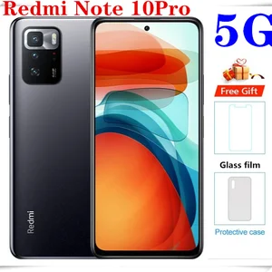 original xiaomi redmi note 10 pro nfc 5g smartphone 8gb 256gb dimensity 1100 android 11 cellphone 6 5 5000mah 64mp mobile phone free global shipping