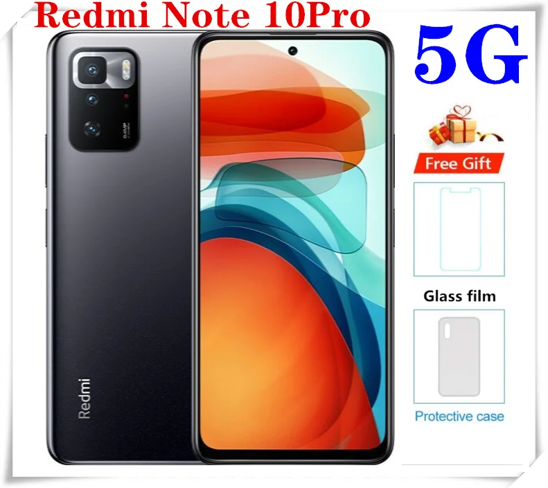 Оригинальный Смартфон Xiaomi Redmi Note 10 pro NFC 8 ГБ 128 1100 дюймов android 11 6 5 мАч 64 мп|Смартфоны|