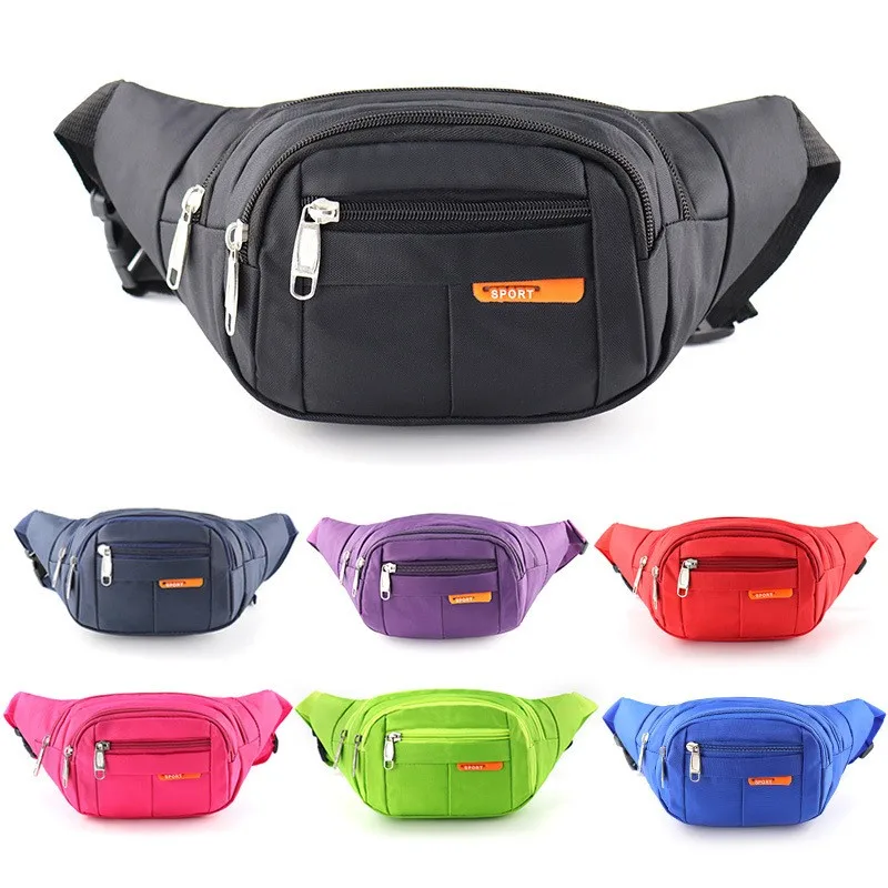 

Travel Bum Bag Fanny Pack Waist Bag Zipped Outdoor Sports Shoulder Bag Pouch Unisex Waist Packs Ladies Waist Pack Heuptas Purse