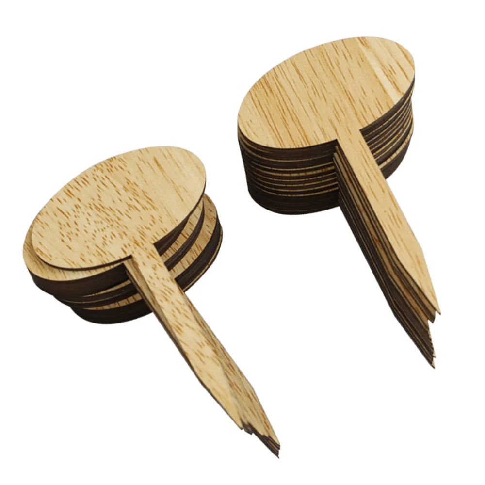 

50 Pcs Creative Flower Tags Decorative Vegetable Labels Reusable Plants Labels