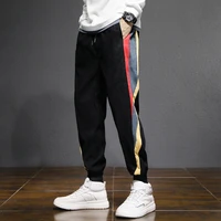 large size men s pants trendy suede loose ankle length pants special multicolor skinny pants spring and autumn m 5xl
