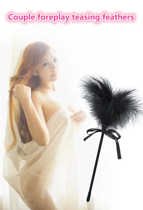 Эротическое нижнее белье забавная палочка из перьев инструмент для страсти БДСМ