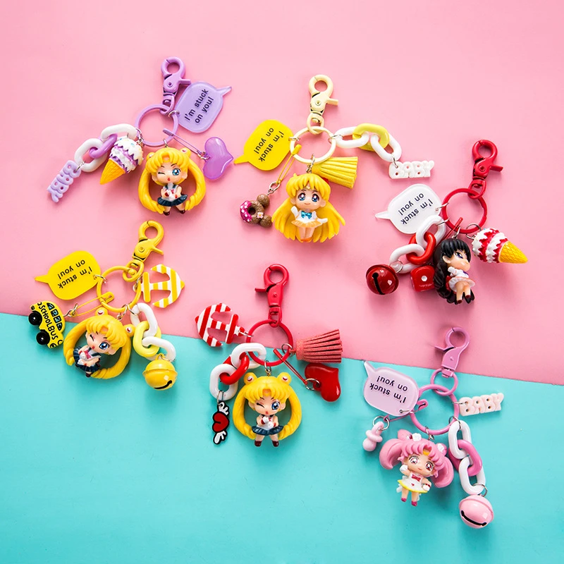 В морском стиле брелок луна Симпатичные Аниме красивый наряд для девочки на