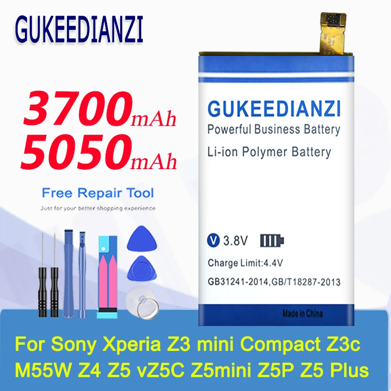 Аккумулятор LIS1561ERPC для Sony Xperia Z3 Mini Compact Z3c M55W Z4 C5 Z5 compact VZ5C Z5mini Z5P Plus батарея +
