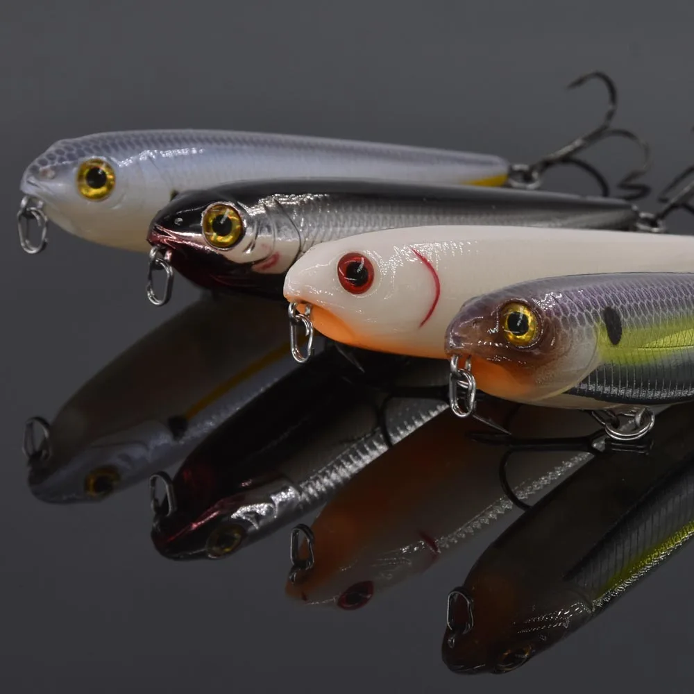 Makebass Luya  Wobblers popper fishing Lure Bubble pencil Bait ABS Top water Floating hardbait fishing tackle Lake Sea fishing