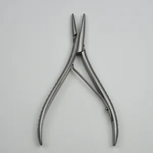 Плоские плоскогубцы из нержавеющей стали для наращивания, многофункциональные плоскогубцы для наращивания волос с зубцами