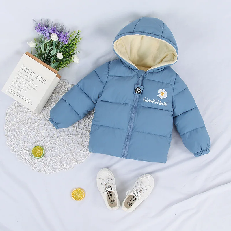 

ZWY518 New 2020 spring autumn child kid clithes baby boys girls polar fleece hooded jackets outwear soft thick warm