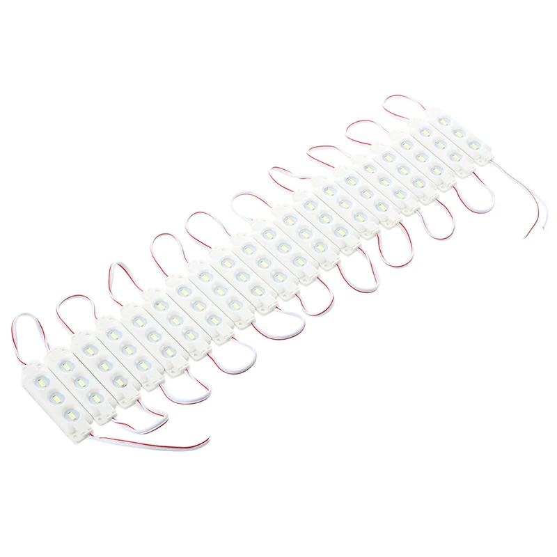 

20 5730 SMD 3 светодиодный модуль белые водонепроницаемые модули 12V DC