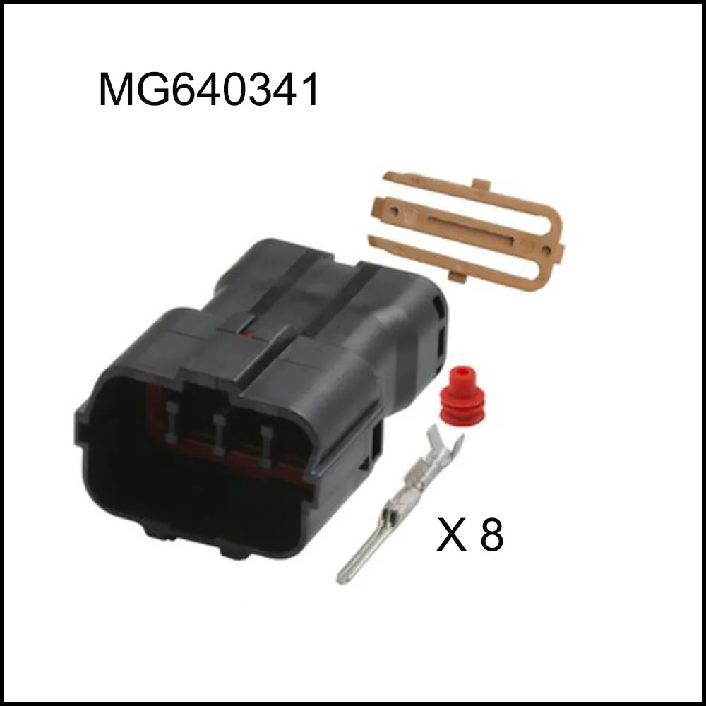 50set MG640341 MG610339 car wire male Harnes cable KET 8 pin automotive plug Waterproof sheath Include terminal seal DJ7081YA-2