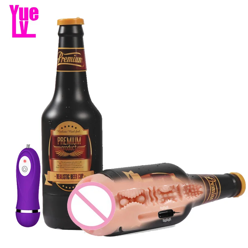 Портативная пивная бутылка YUELV вибратор для мастурбации Реалистичная Вагина