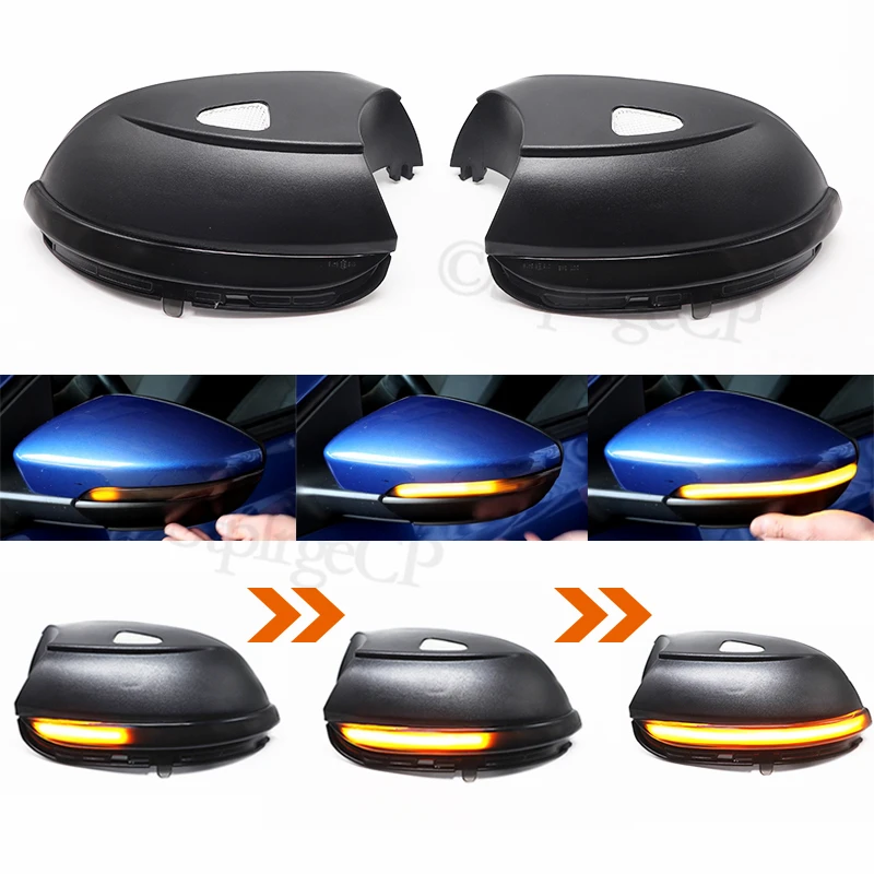 

LED Side Wing Rearview Mirror Indicator Blinker Repeater Dynamic Turn Signal Light For VW Passat B7 CC Scirocco Jetta MK6 EOS