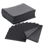 Салфетки для татуировок одноразовые, нагрудники для перманентного макияжа, черные, водонепроницаемые, аксессуары для татуировок