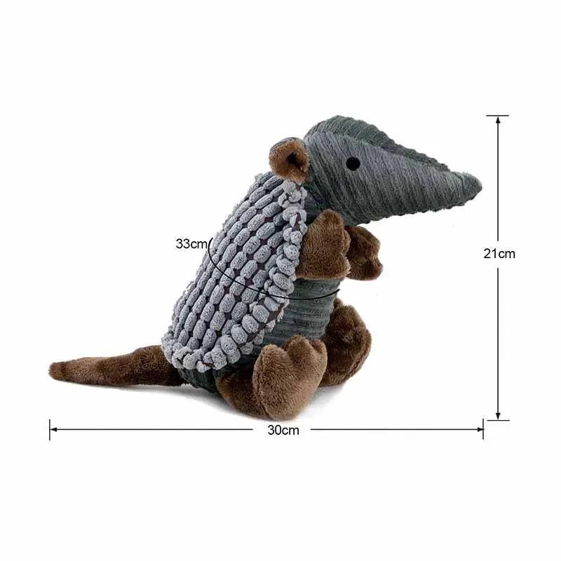 Игрушка Aapet для домашних животных вокальная плюшевая игрушка в форме гантели