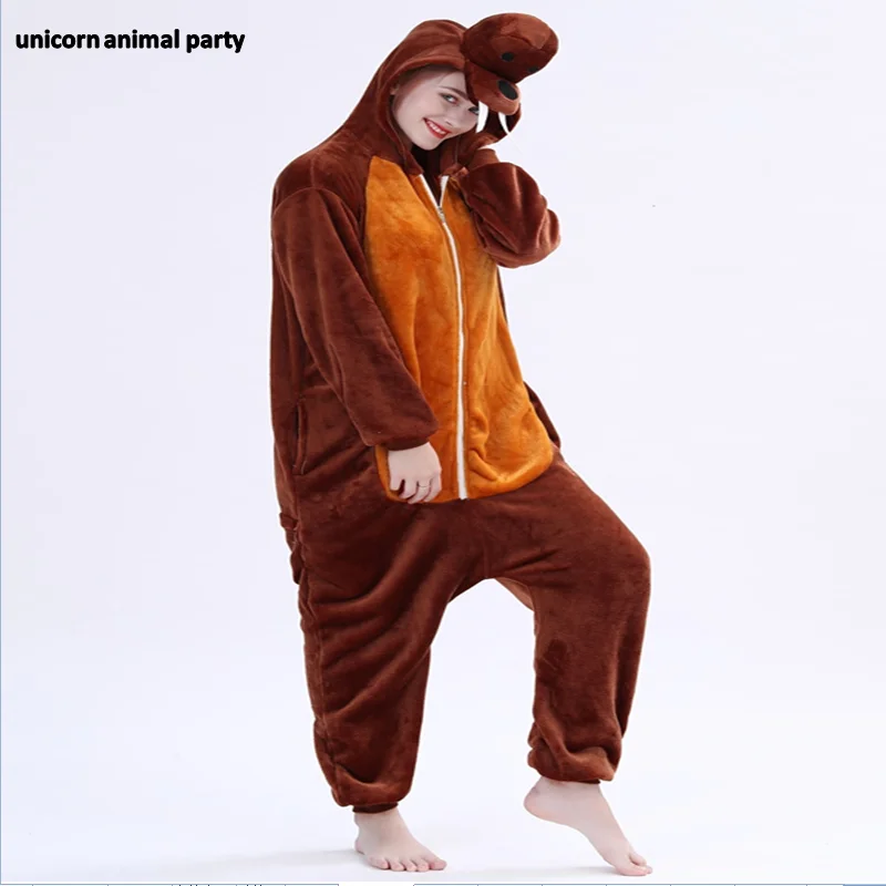 

Kigurumi Onesies Men women Cosplay orange triceratops dragon halloween Christmas Party Pajamas Pyjamas costumes carnival costume
