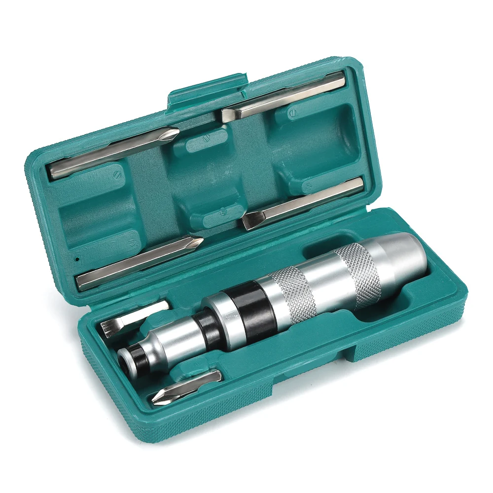 7 шт. Профессиональный портативный ударный отвертка высокопрочная стальная