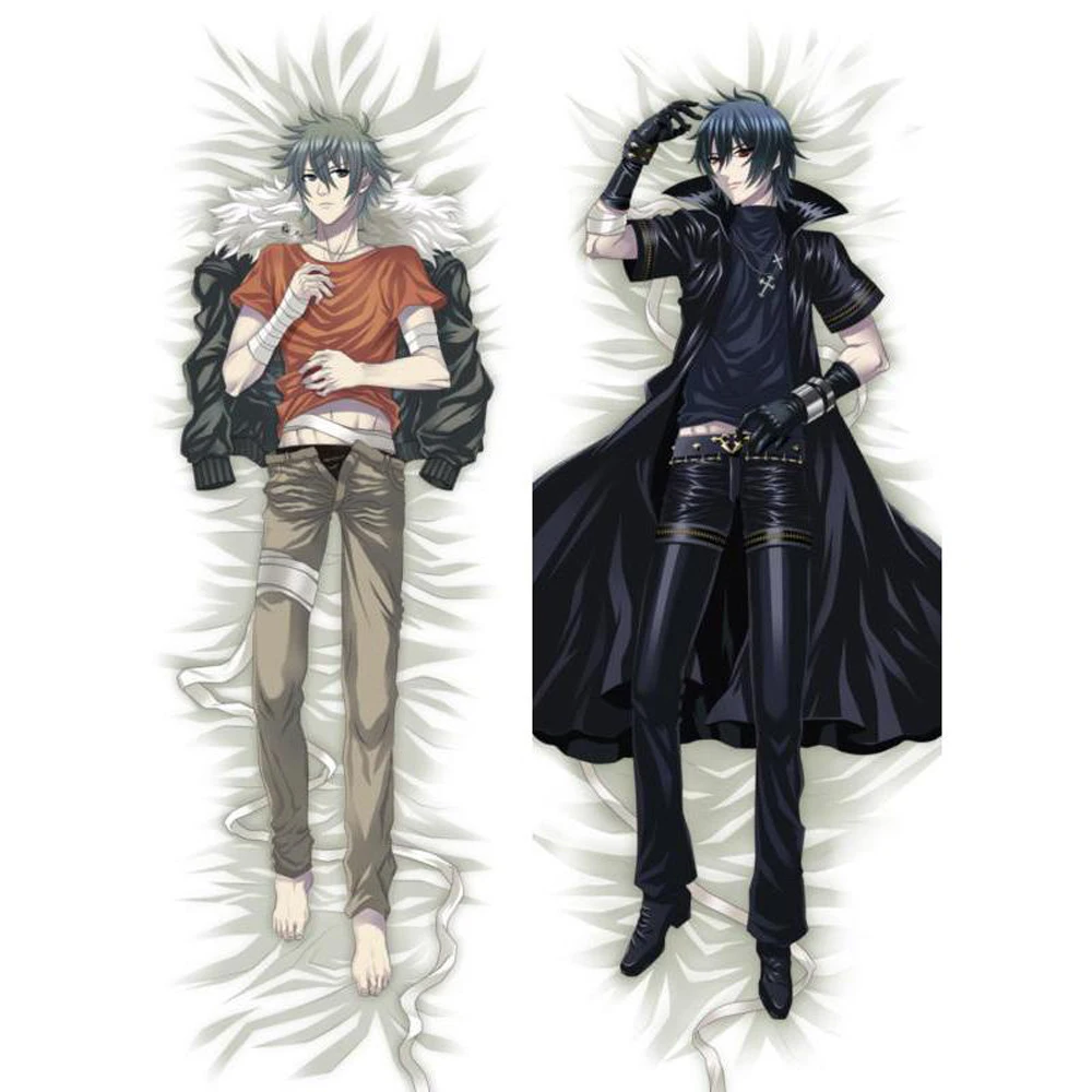 Наволочка для подушки New Japanese Cool Anime Togainu no Chi Akira Throw Otaku Dakimakura Gift Bedding Hugging Body Pillow Case 150x50 CM.