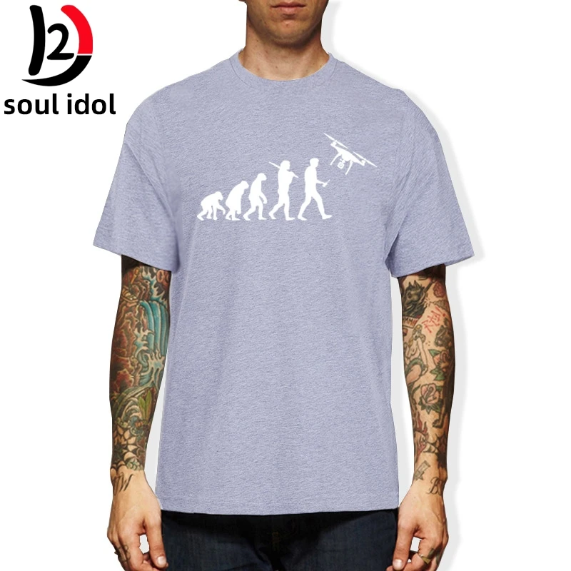 D2 модная трафаретная печать футболки evolution Drone Quadcopter Flight Quad смешные | Мужская