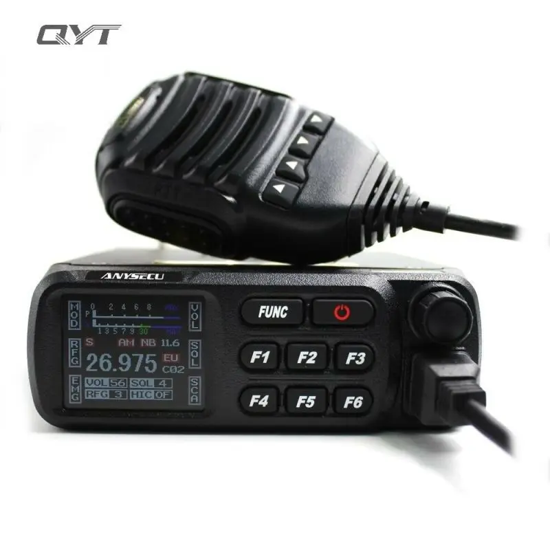 100% оригинал QYT CB 27 4 Вт Лидер продаж рация для автомобиля 50 км дальность действия AM