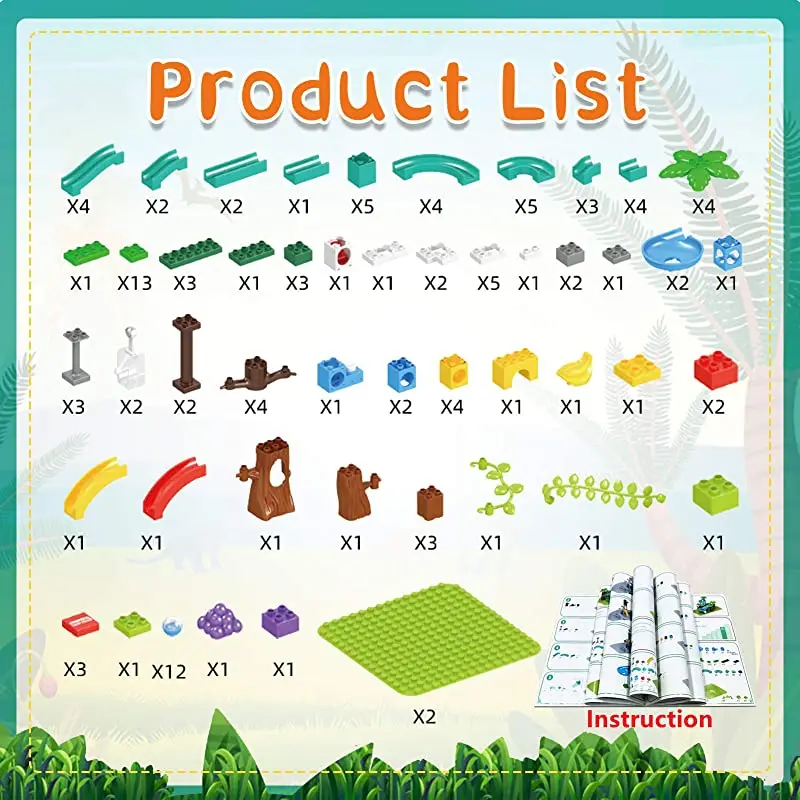 124 шт. Мрамор забе город строительные блоки Воронка слайд лабиринт мяч большой