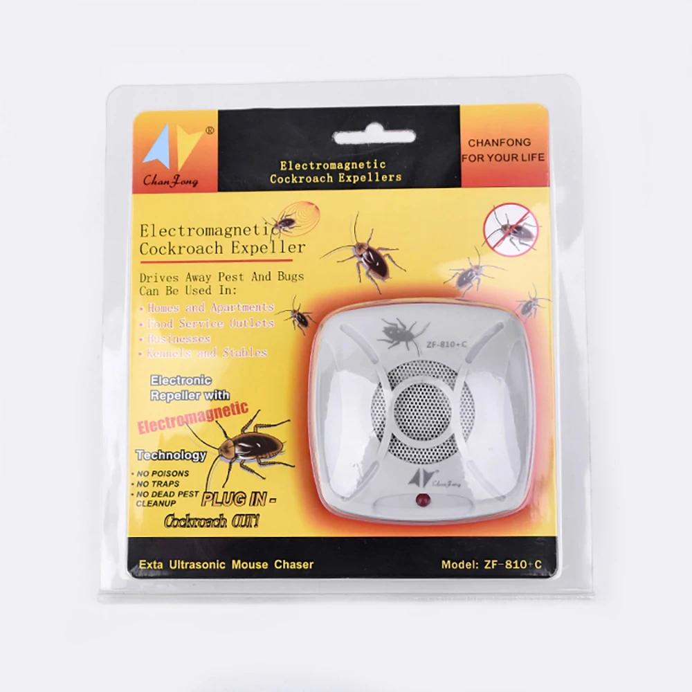 

Indoor Ultrasonic Cockroach Insect Repellent Electronic Insect Control Cockroach Repeller Expeller Household Accessories