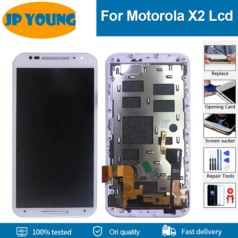 Оригинальный ЖК-дисплей AMOLED для Motorola Moto X2 сенсорный экран Xt1096 Xt1097 дигитайзер Xt1092