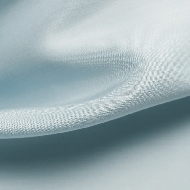 45mm Heavy Silk Cotton Fabric in Pure White Color for Women Pants, Dress Suits, and Sewing Cloth - White Waxberry image 2