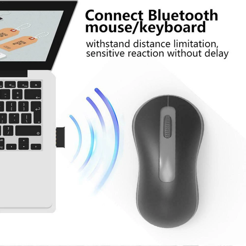 

Wireless Bluetooth Receiver Audio Adapter Bluetooth Nano USB Bluetooth Adapter 5.0 Bluetooth Dongle for Windows