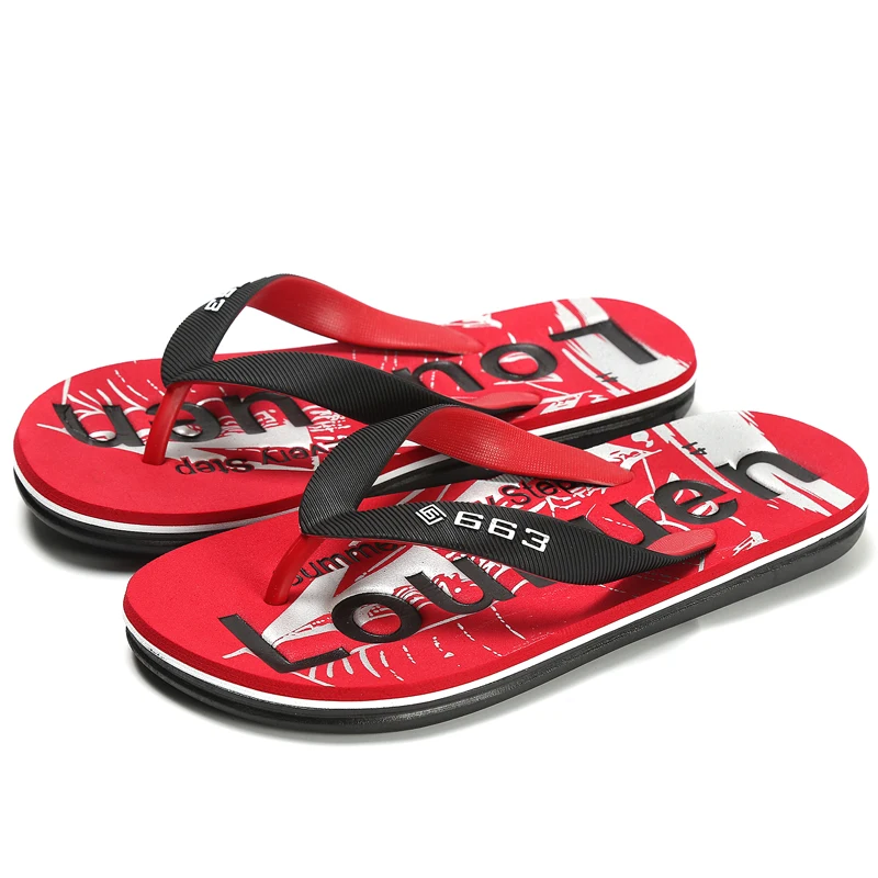 High Quality Brand Hot Sale Flip Flops Men Summer Beach Slippers Men Fashion Concise Casual Men Slippers Summer Outdoor