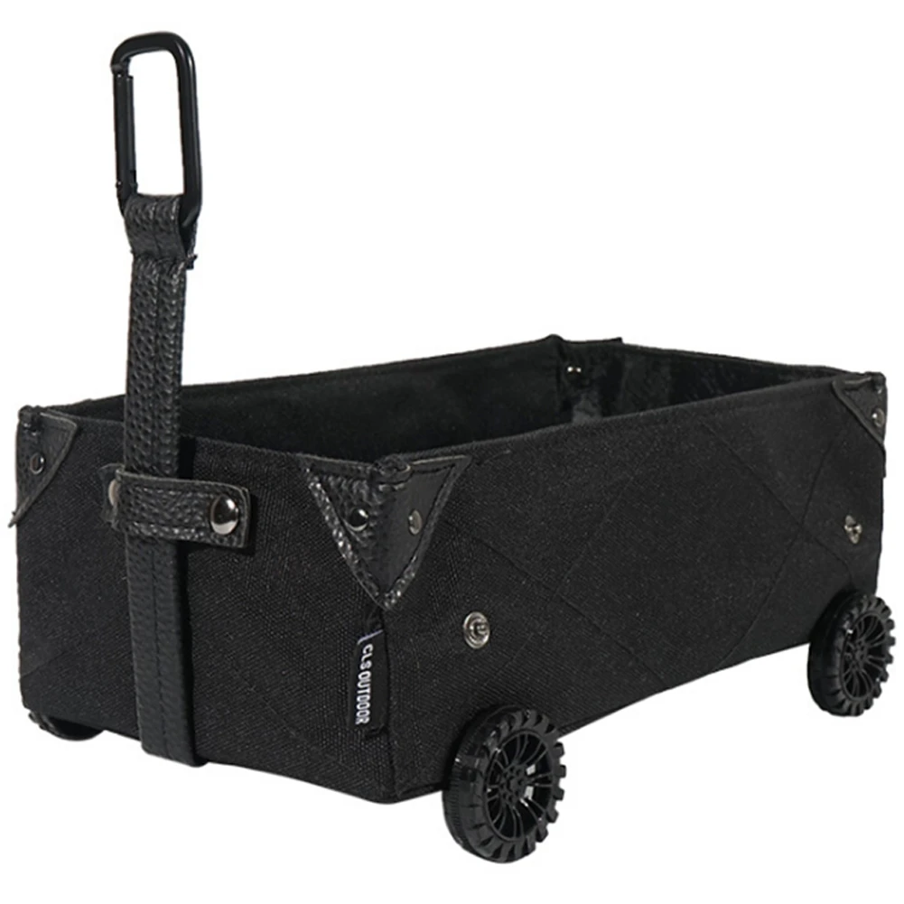 

Походный ящик для хранения, миниатюрный походный автомобильный ящик для салфеток, сделай сам, холщовая складная тележка для покупок
