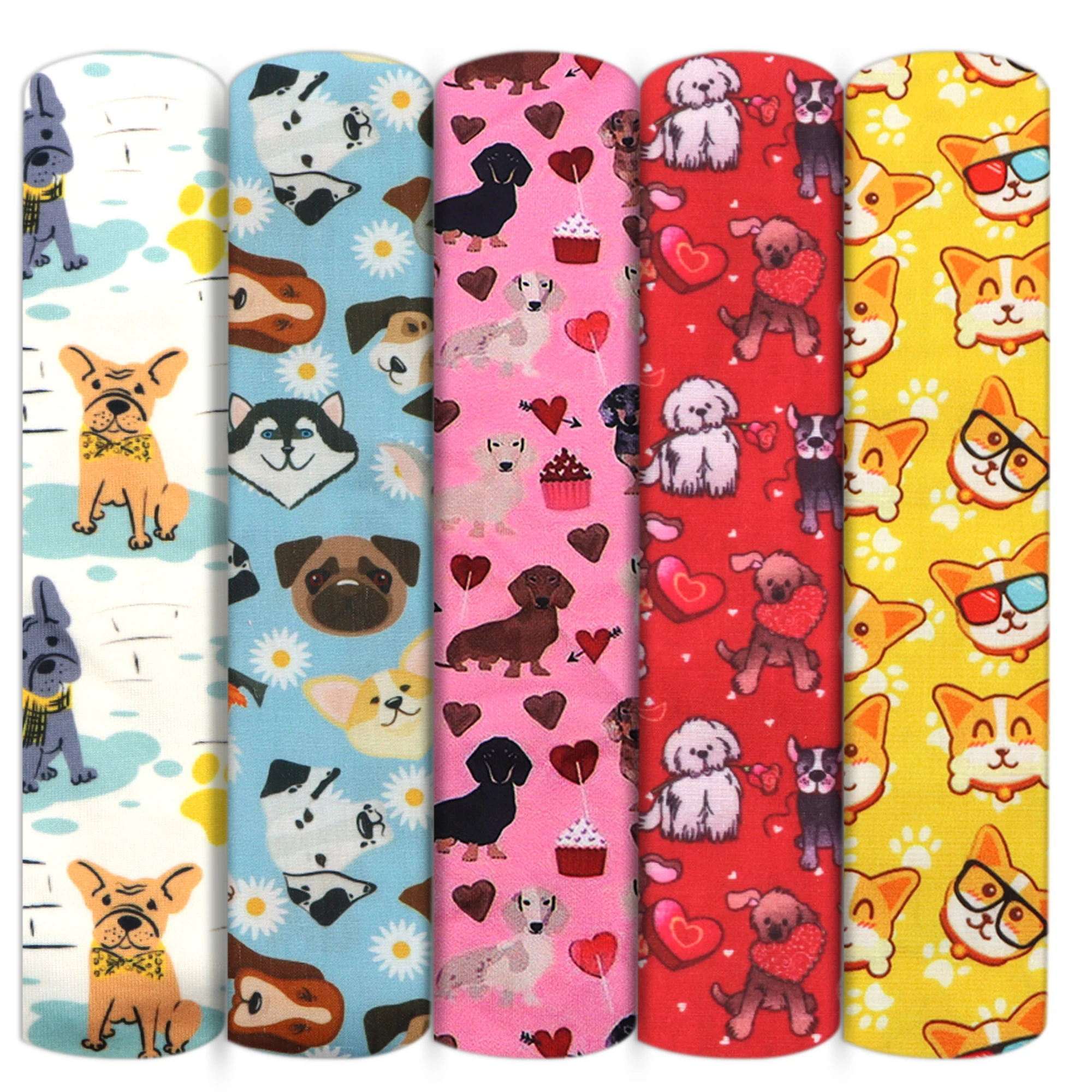 Ткань для шитья на День святого Валентина из полиэстера и хлопка 1Yc14093 | Дом сад