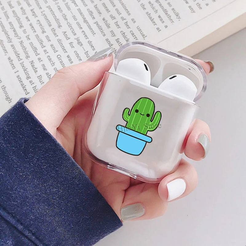 

Cute cactus Cacti Succulents Case For Apple Airpods 1/2 Protective Earphone Cover For Airpods Charging Box Case