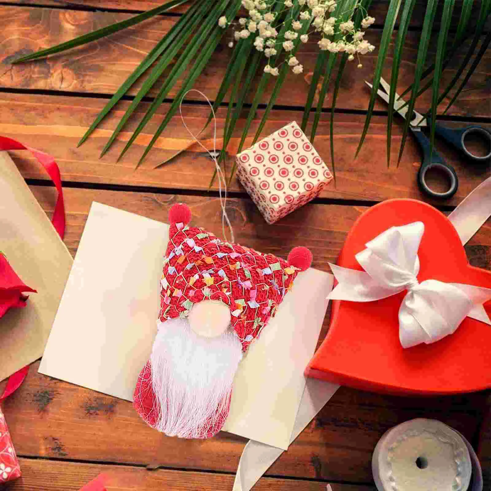 10 piezas colgantes creativos para el D&iacute;a de San Valent&iacute;n, adorno para Festival, decoraciones de hombre viejo y Gnomo-3