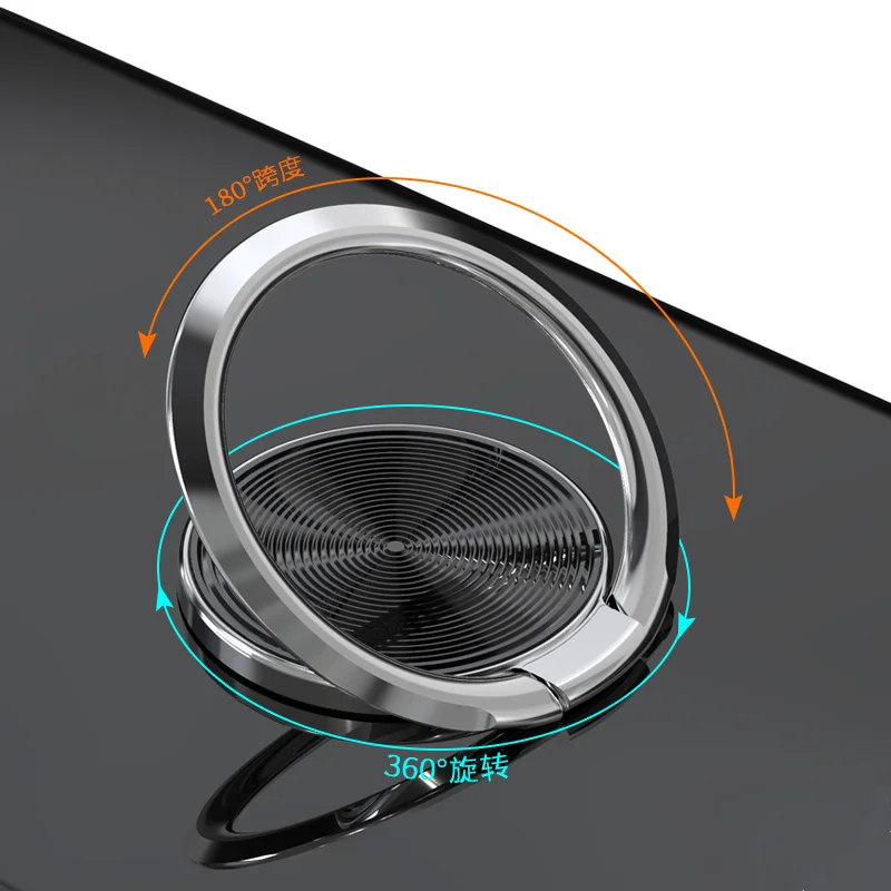 Автомобильный держатель для телефона с CD узором универсальный кольцом на 360