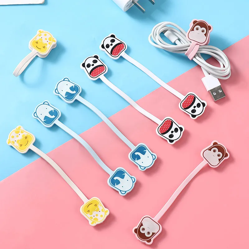 Милые Мультяшные магнитные застежки повязка ткань анти потеря наушники кнопки