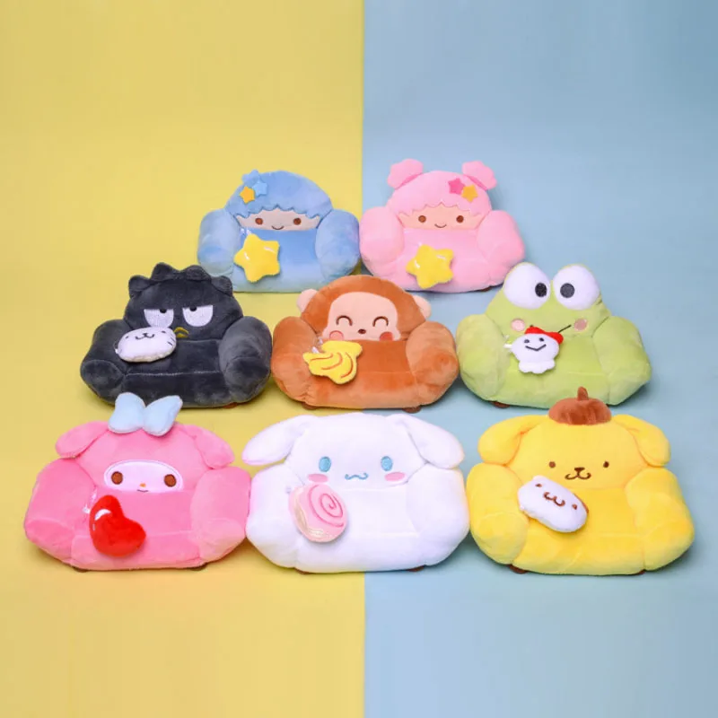 

13 Styles Kawaii Tsum Kuromi Melody Cinnamorol Stitch Pooh Bear Peluche Soft Stuffed Plush Keychain Kids Toys Christmas Gift