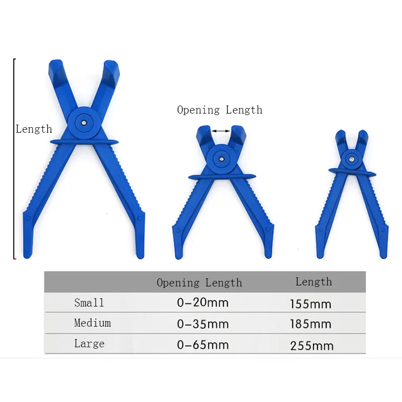 Набор из 3 зажимных плоскогубцев для блокировки шланга концы 90 градусов подходят