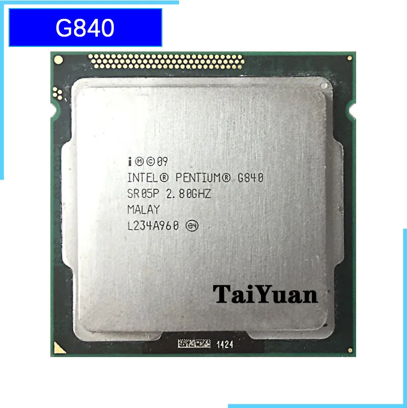Двухъядерный процессор Intel Pentium G840 2 8 ГГц 3 м 65 Вт LGA 1155|Процессоры| |