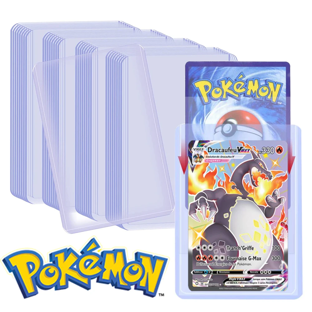 Прозрачный защитный чехол для карт с покемоном игральная Игра V VMAX GX EX