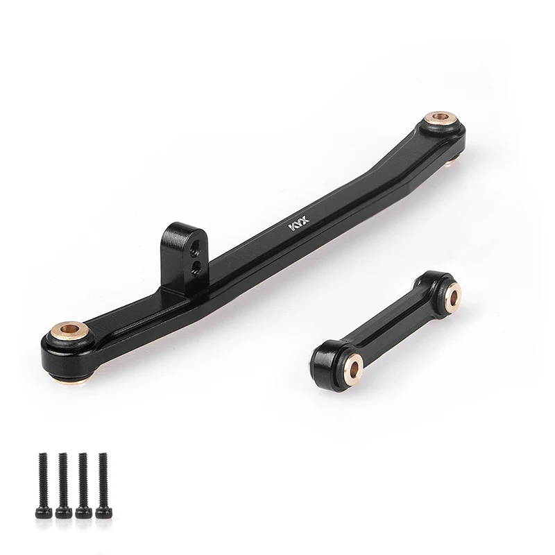 

KYX Racing Aluminum Alloy Steering Link Linkage Tie Rod kit Upgrades Parts Accessories for RC Crawler Car Axial SCX24
