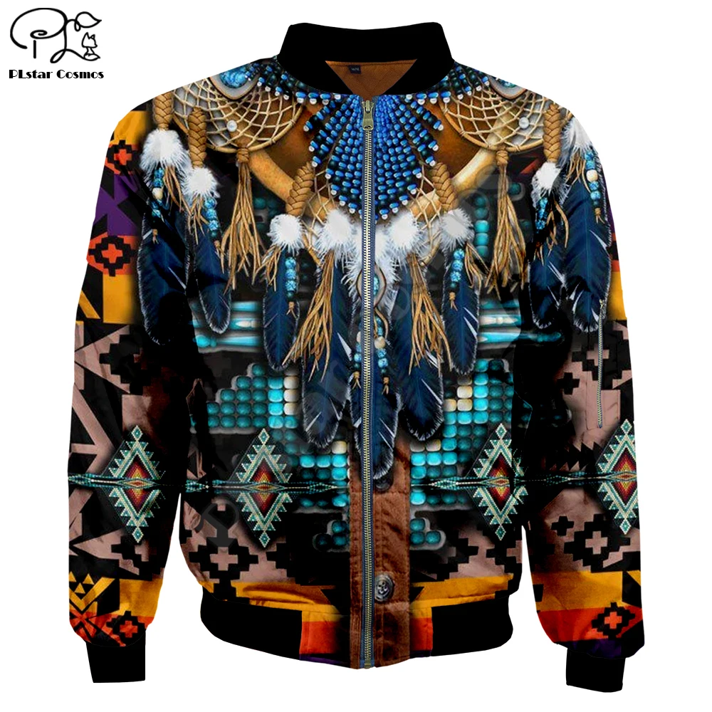 Куртка бомбер мужская с 3D принтом плотная летная куртка на молнии повседневная