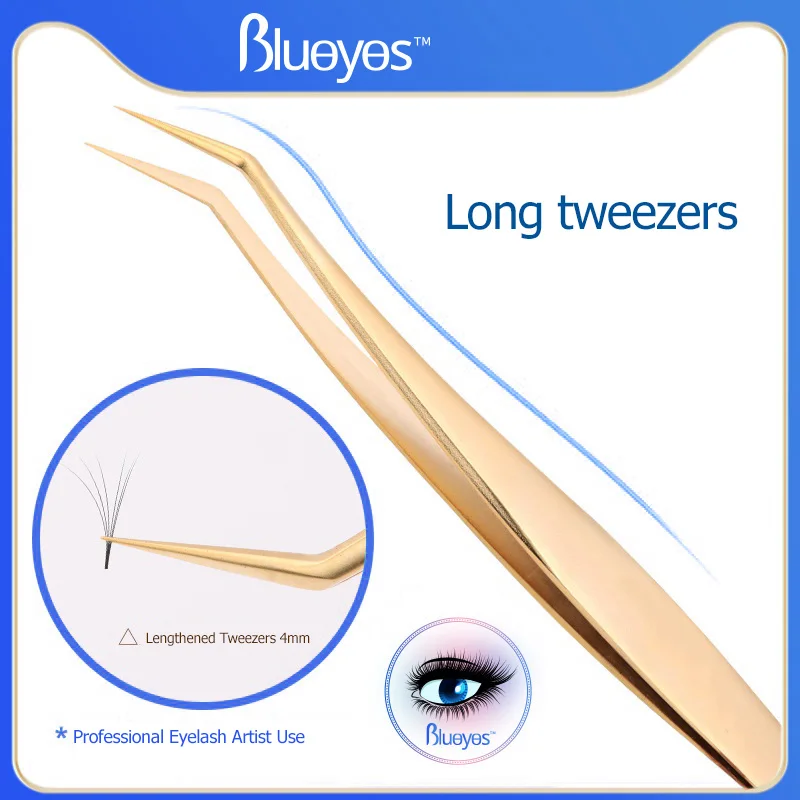 

Blueyes Eyelash Kits 5ml Eyelash Glue Extensions Tweezers Set Manicure Makeup Tool Stainless Steel Long Lasting Eye Lashes Tools